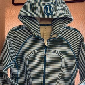 Lululemon Blue and White Hoodie